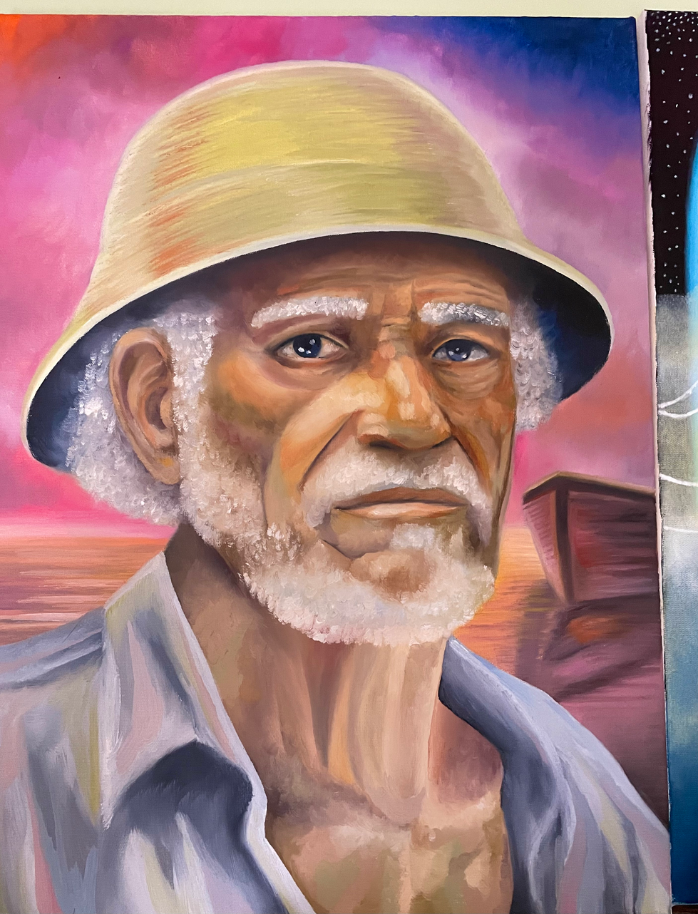 pintura de mentores espirituais