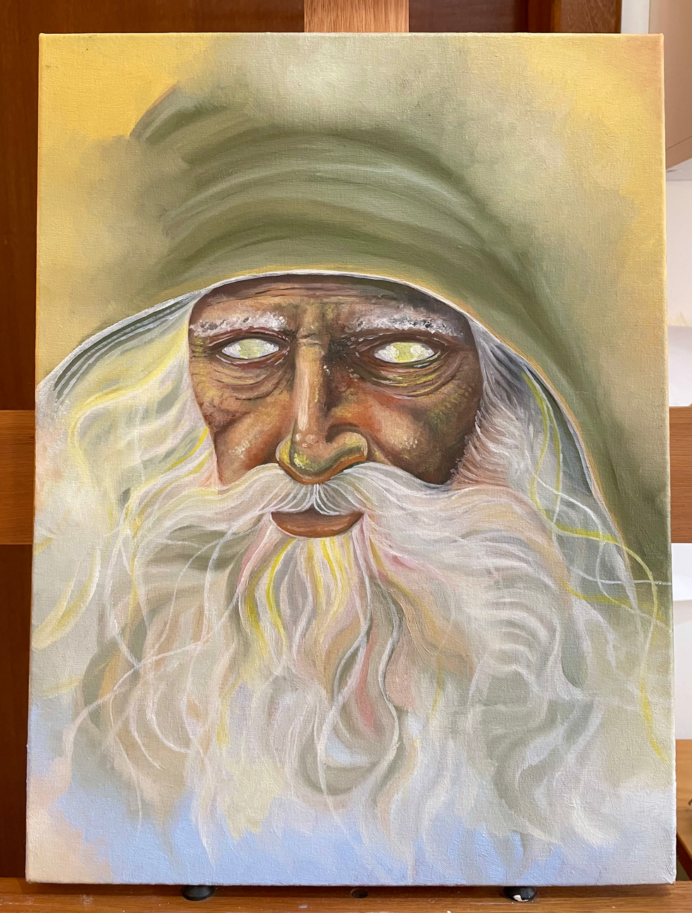 pintura de mentores espirituais