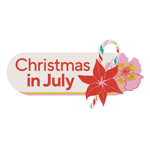 Christmas In July Sticker by QVC.gif