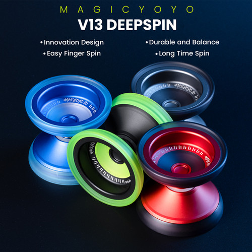V13 DEEPSPIN Bi-Material Yoyo | gomagicyoyo-new