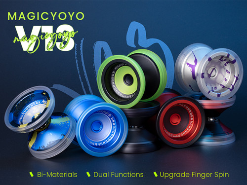V13 DEEPSPIN Bi-Material Yoyo | gomagicyoyo-new
