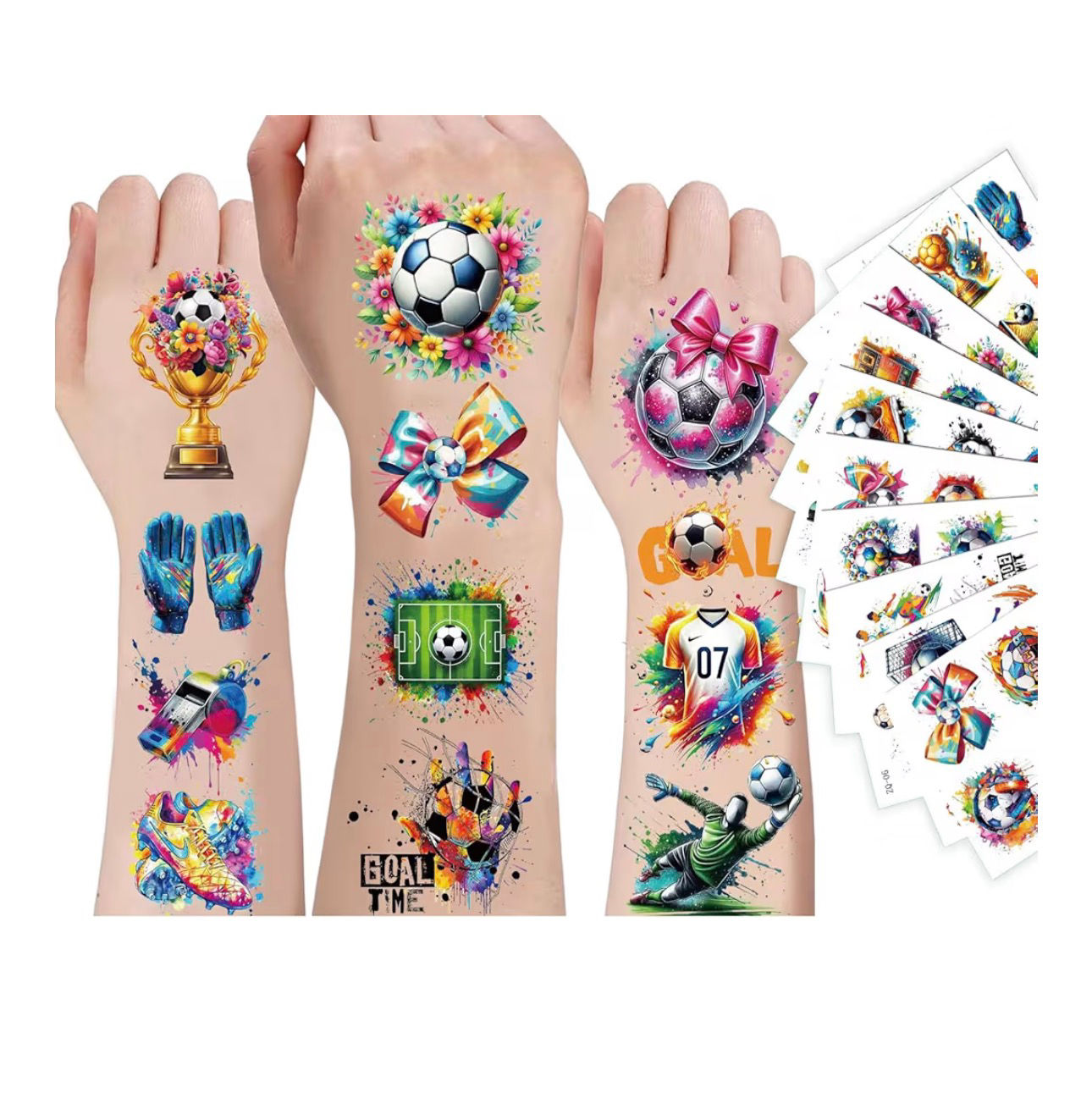 World Cup 2026 Soccer Party Waterproof Temporary Tattoos
