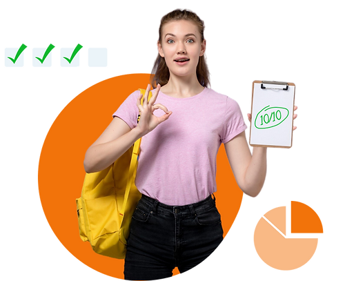 Girl for IELTS