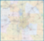 Thumbnail: Charlotte Metro Area Laminated Wall Map