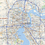 Thumbnail: Jacksonville Region Laminated Wall Map
