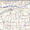 Thumbnail: South Bend - Elkhart Regional Laminated Wall Map