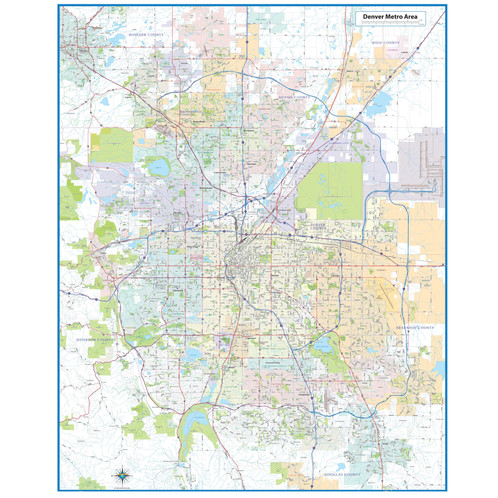 Denver Metro Map Printable