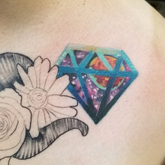 Diamond Galaxy Tattoo