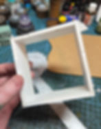 I've used PVA to glue the corners of this foam card structure, with dress pins to hold it in place while the glue dries
