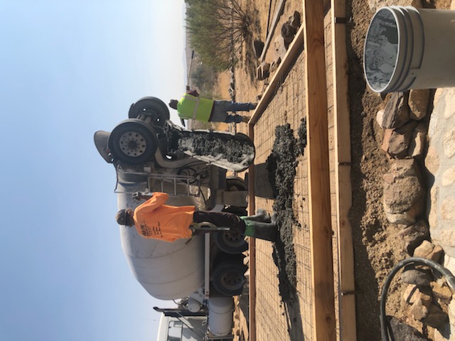 Outdoor Stage Completion Day