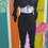 Thumbnail: Two piece black scrunch set 
