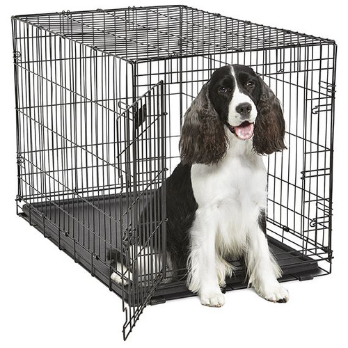 MidWest Contour Wire Dog Crate Single Door TRex Pet Shop