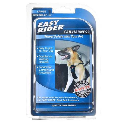 Coastal Pet Easy Rider Car Harness Black TRex Pet Shop