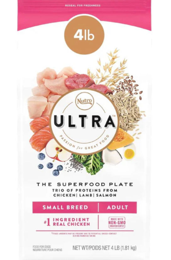 Nutro Ultra Toy Breed Adult Dry Dog Food - 4 lb Bag