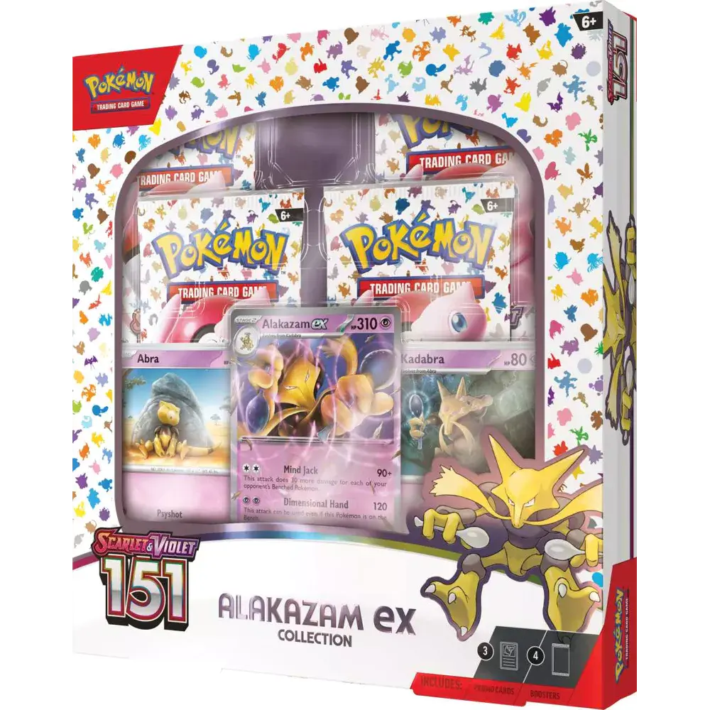 Pokémon TCG Scarlet & Violet 151 Alakazam ex Collection box