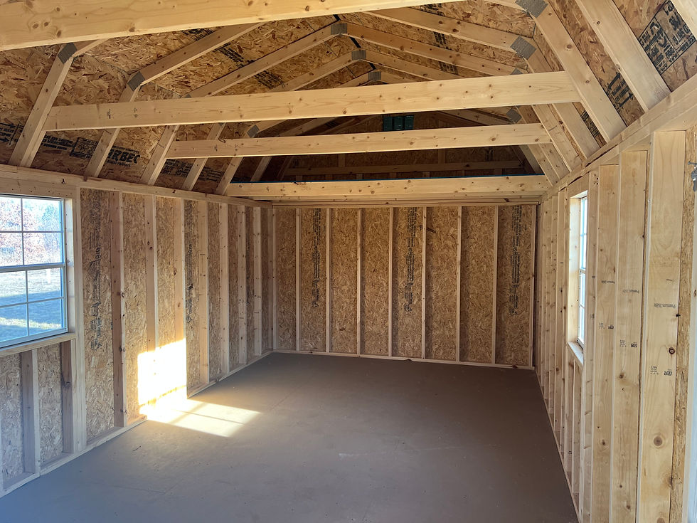 Thumbnail: 12x32 Lofted Barn w/ Deluxe Playhouse Pkg