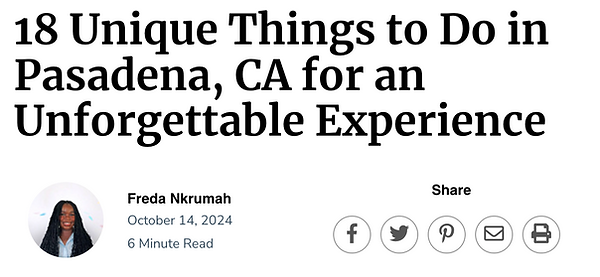 18 Unique Things To Do In Pasadena, CA