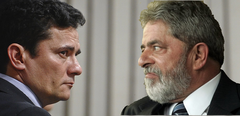 Resultado de imagem para Lula vs sergio moro