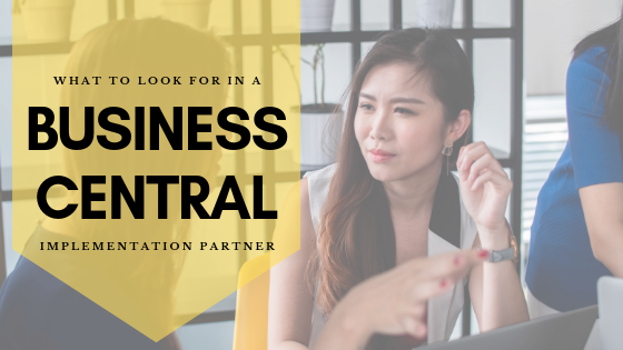 Finding a Business Central implementation partner