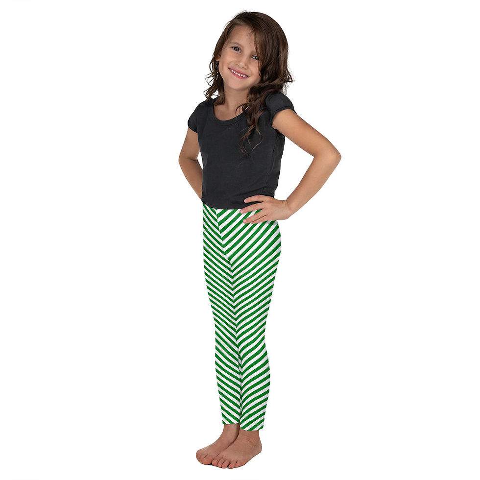 Thumbnail: Candy Cane Leggings - Kids
