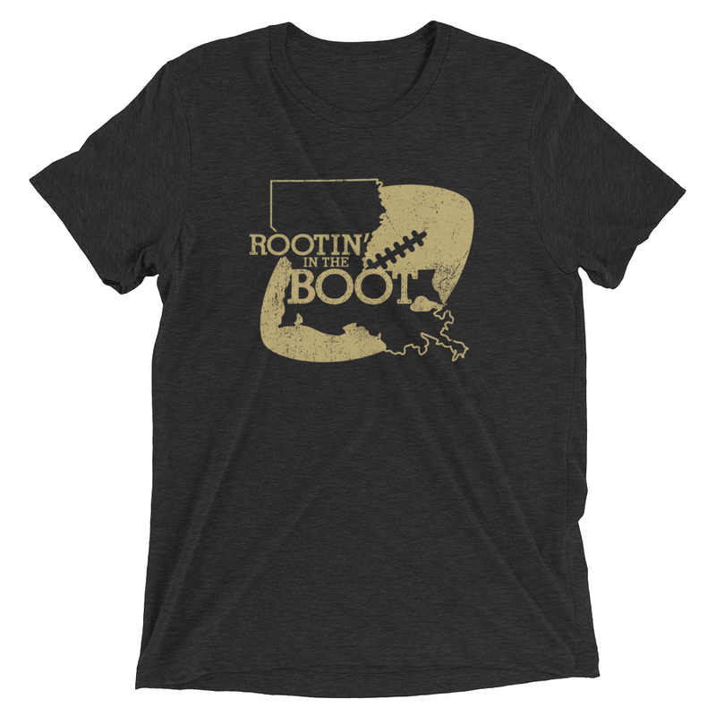 Thumbnail: Louisiana Rootin' In The Boot Football Tee