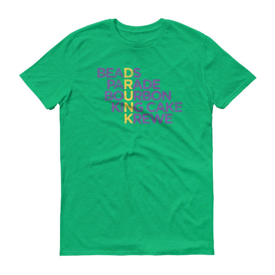 Thumbnail: Mardi Gras DRUNK Short Sleeve Tee