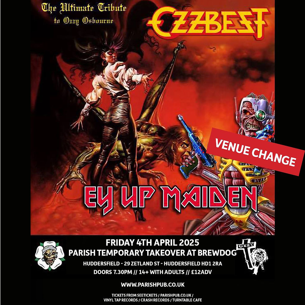 Ozzbest VS Ey Up Maiden