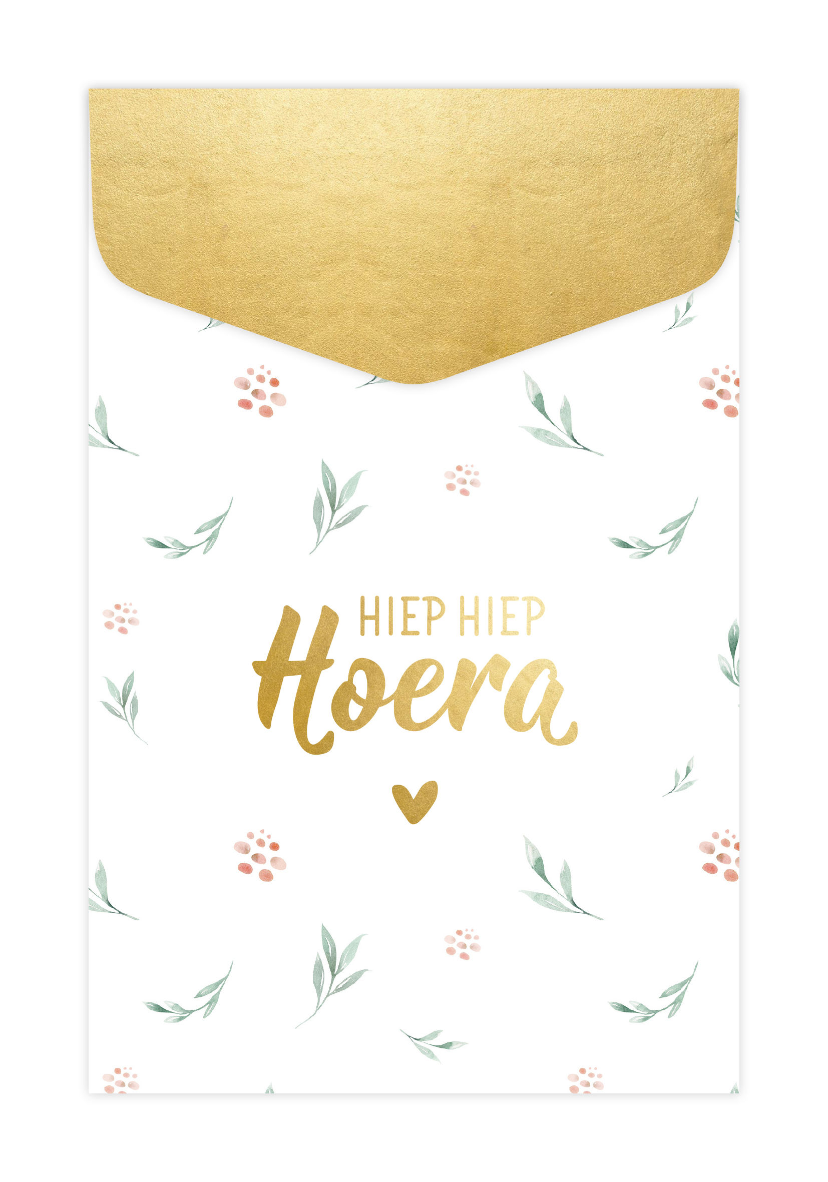 Wenskaart | Verjaardag + envelop voorkant (W09) - PAPER & GIFTSHOP