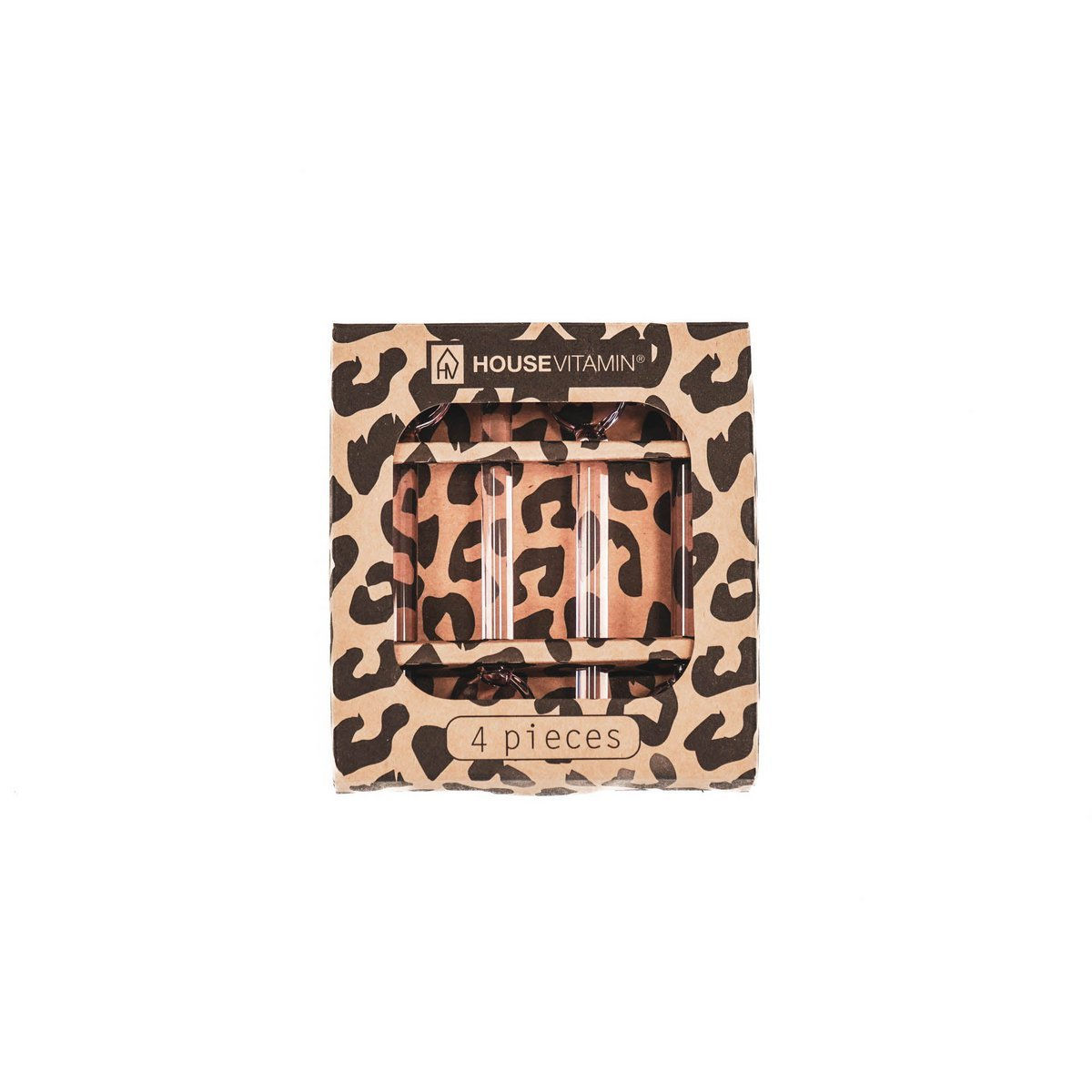 Theelepel glas - roze - House Vitamin