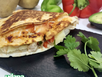 Recetas originales con patata de Udapa: <<Quesadillas de patata>>