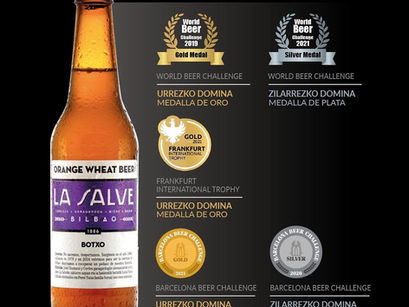 Descubre los 28 premios que ha ganado, La Salve; la Cerveza de Euskadi hecha con cebada de Álava