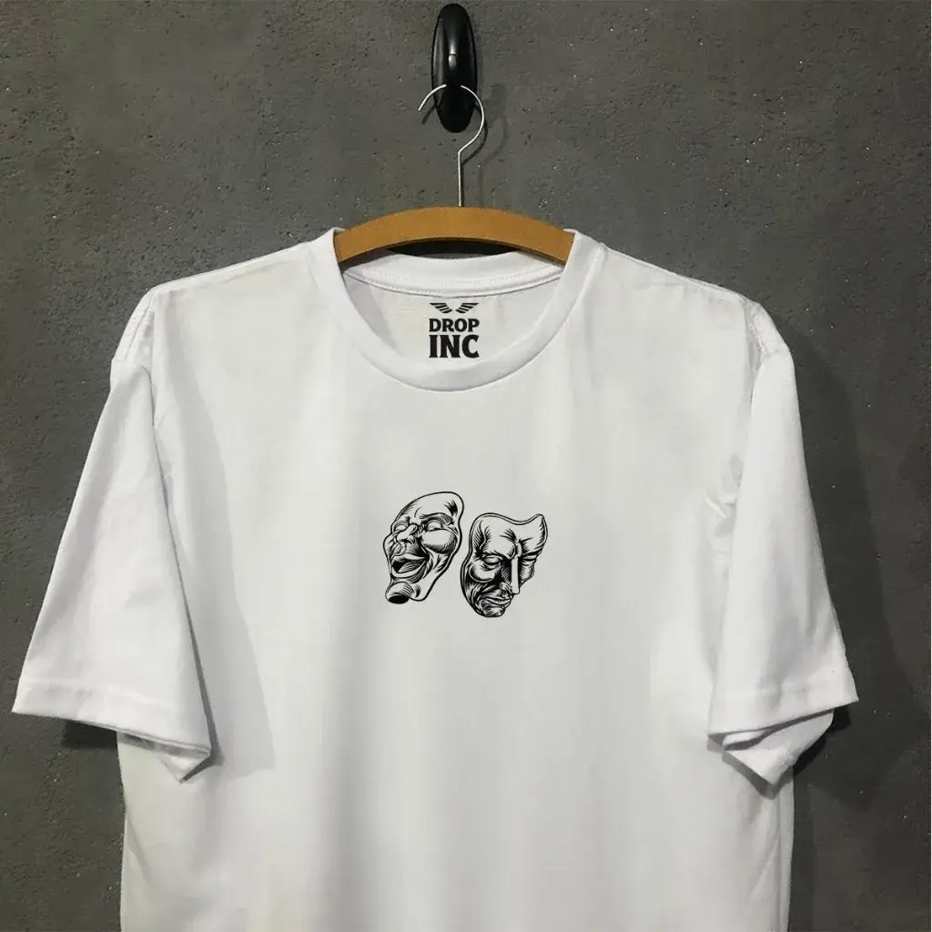 Camiseta Chora Agora Ri Depois Streetwear 100% Algodão
