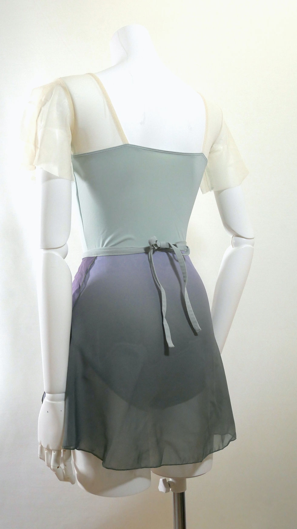 サムネイル： 【LIULGGOER】グラデーション巻きスカート ブルー