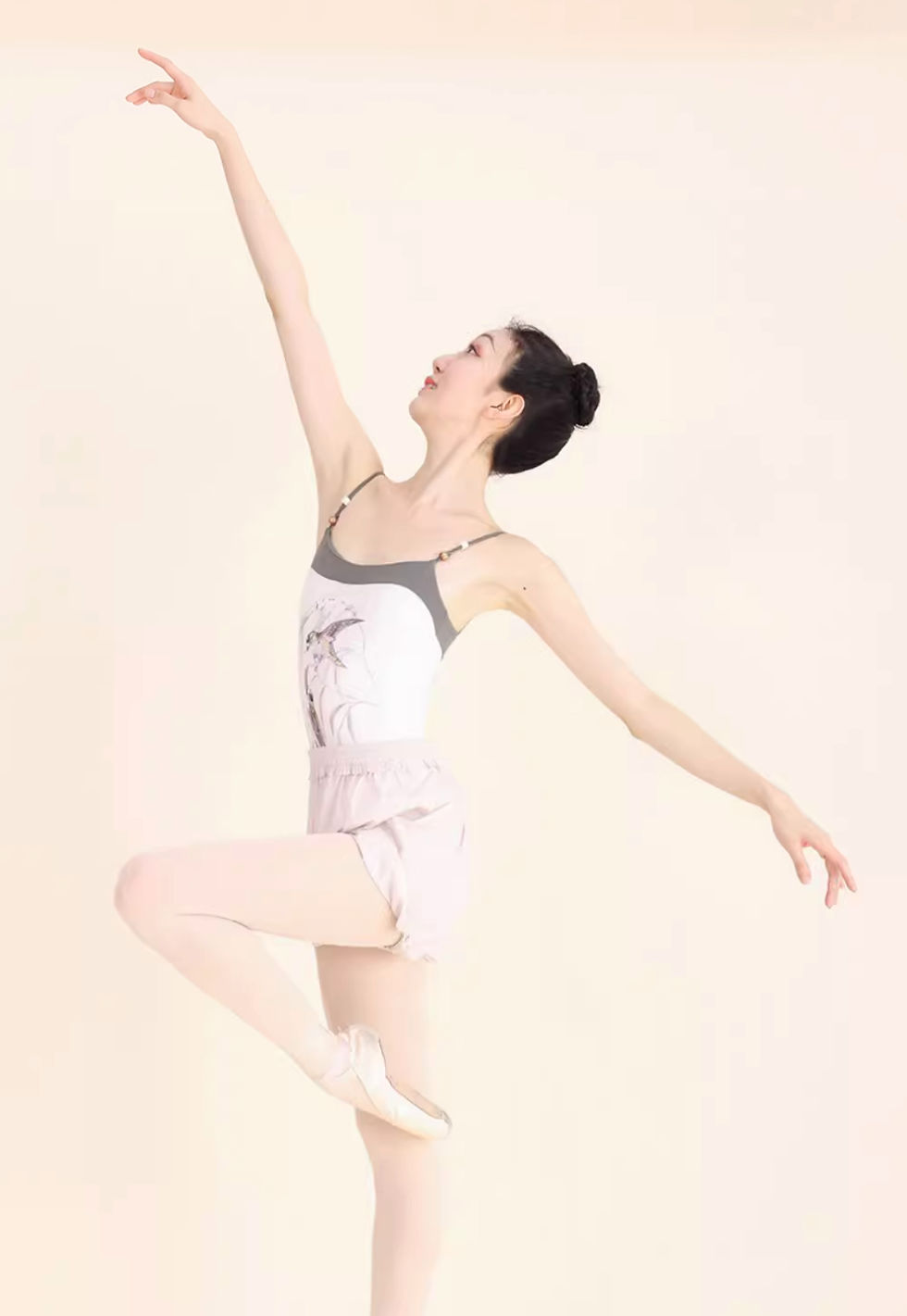 サムネイル： 【Danzbaby】キャミソールプリントレオタード(B224)