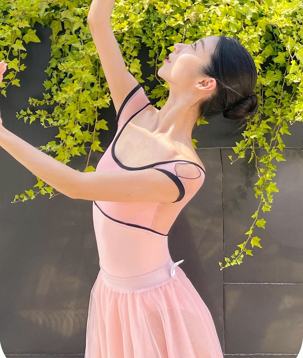 サムネイル： 【VONSU】半袖ピンクレオタード(6231)