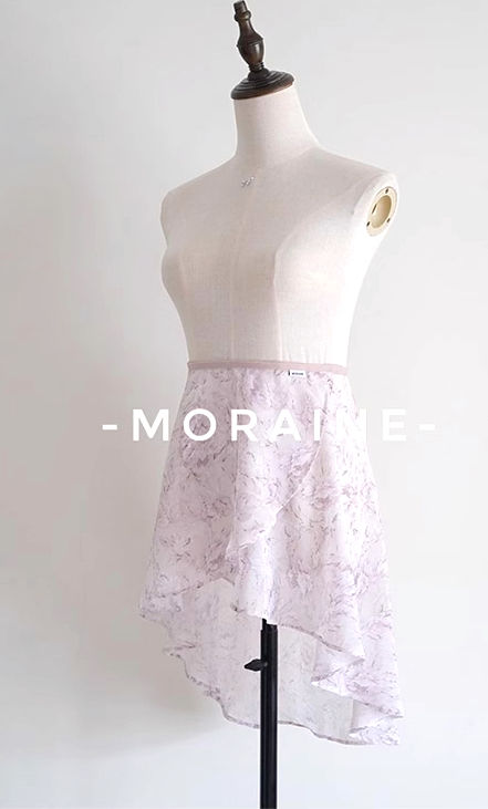 サムネイル： 【Moraine】巻きスカート(花海)