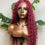 Thumbnail: Burgundy Boho Knotless Braids
