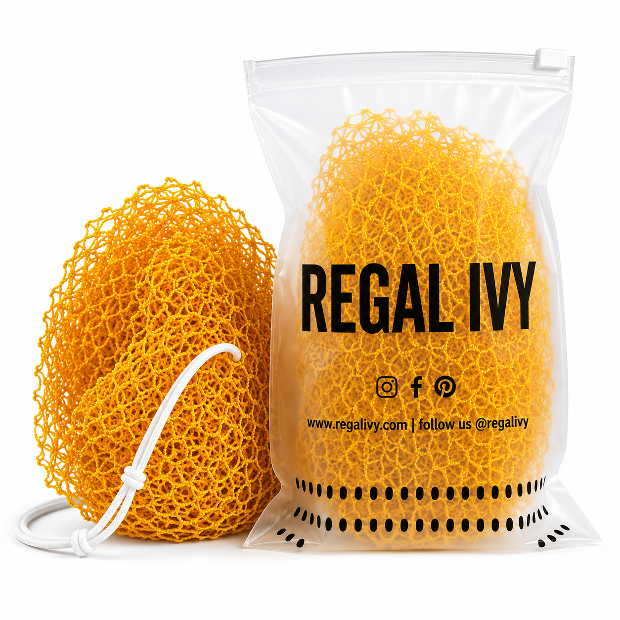 LEMON - EXFOLIATING BATH NET