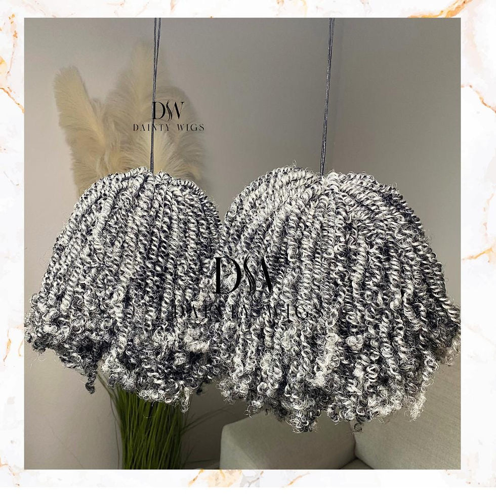 Thumbnail: Nala Pre-looped Crochet -Salt and Pepper