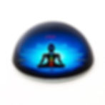 7 Chakras Glass Dome Paperweight