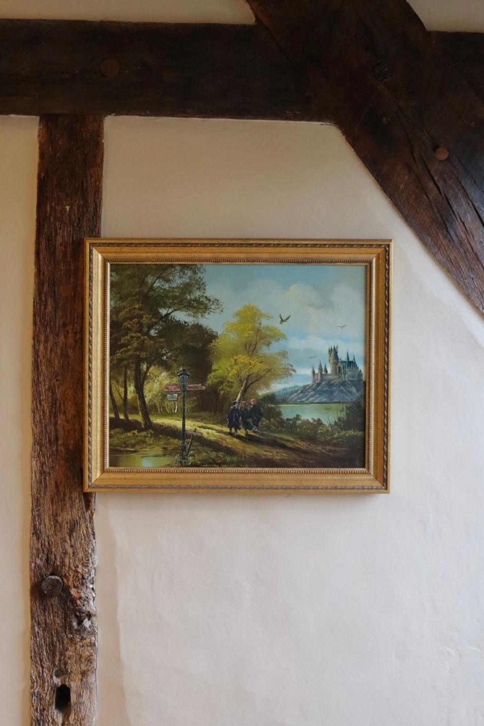 Walks To The Village - Original Painting