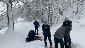 山岳部　雪上訓練①