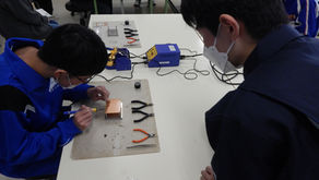 電気電子科 中学生対象体験学習会の御礼