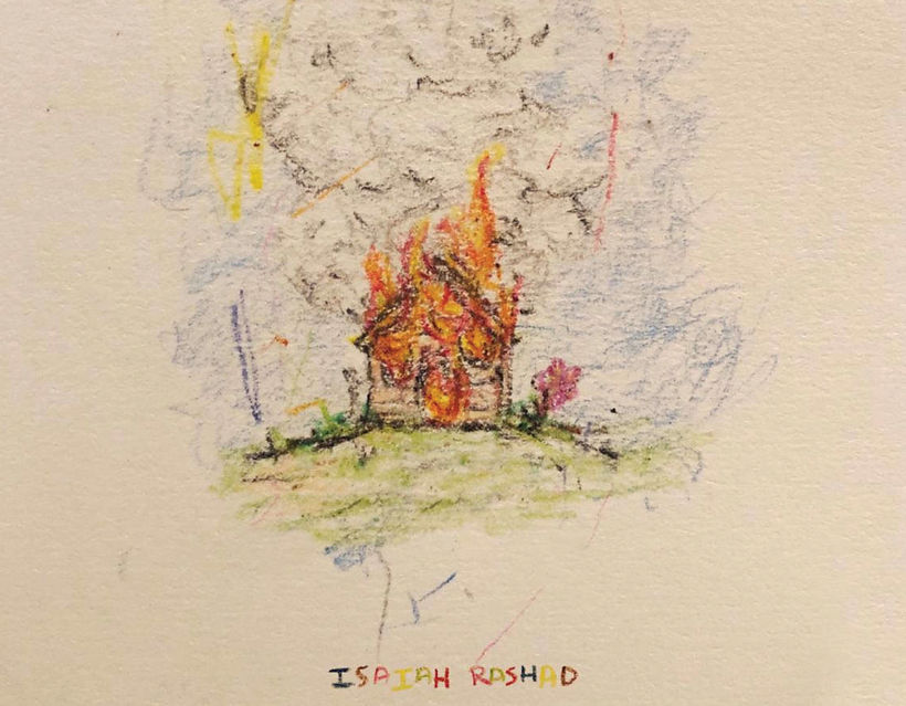 Isaiah Rashad - The House Is Burning 9x7-01.jpg