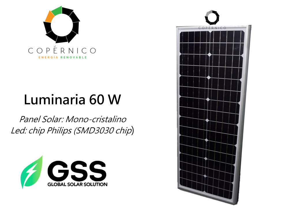 Luminaria para exterior 60W