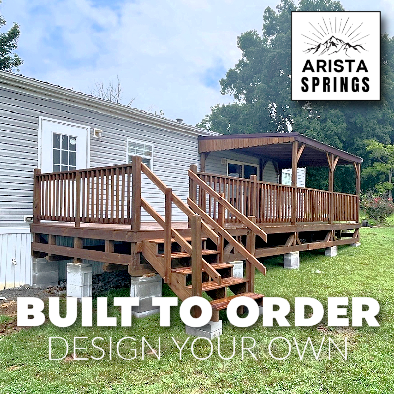 10' x 30' Sunrise "Half Roof Porch"