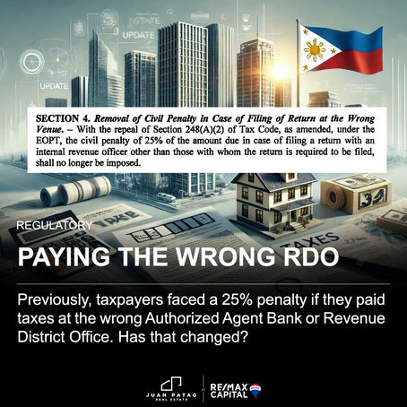 PAYING THE WRONG RDO