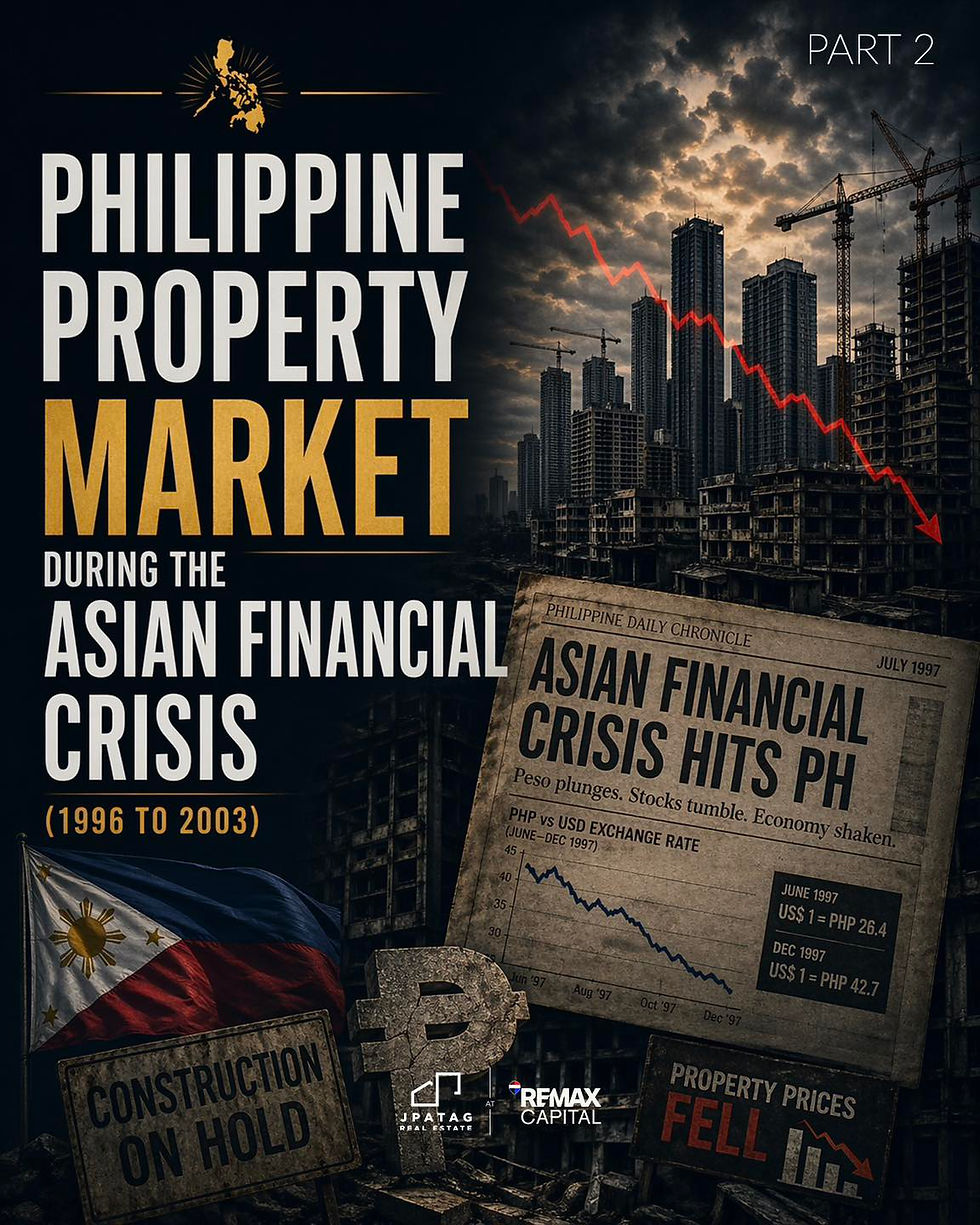 PHILIPPINE PROPERTY MARKET DURING THE ASIAN FINANCIAL CRISIS