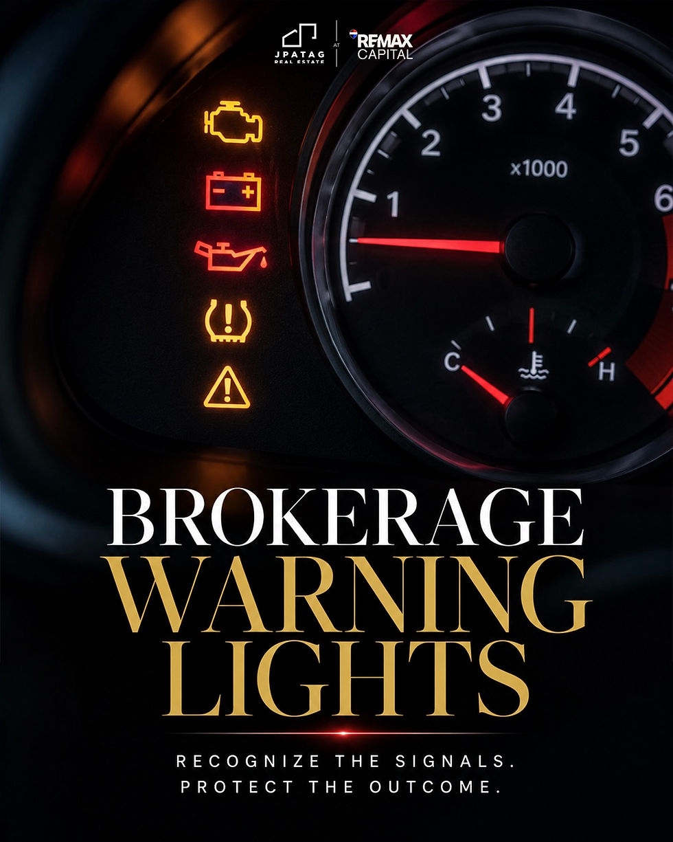BROKERAGE WARNING LIGHTS