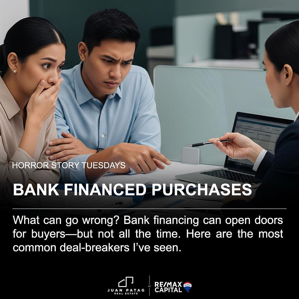 BANK FINANCED PURCHASES